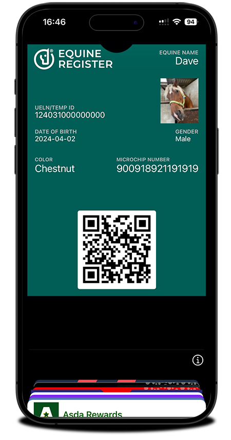Apple Wallet - Horse Digital Passport